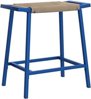 OUllUO 26" Blue Bar Stools Set of 2