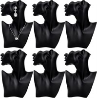 6 Pcs Jewelry Mannequin Display Necklace Bust