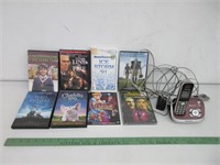 Panasonic Phone and DVDs