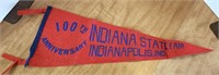 Pennant, Indiana State Fair 100th Anniversary
