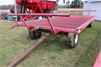 JBM EXPANDED METAL 8 1/2' X 20' FLAT RACK & WAGON