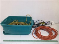 Extension cords and trouble light