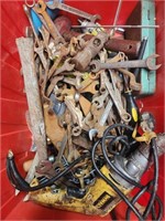 Tote of Miscellaneous Tools