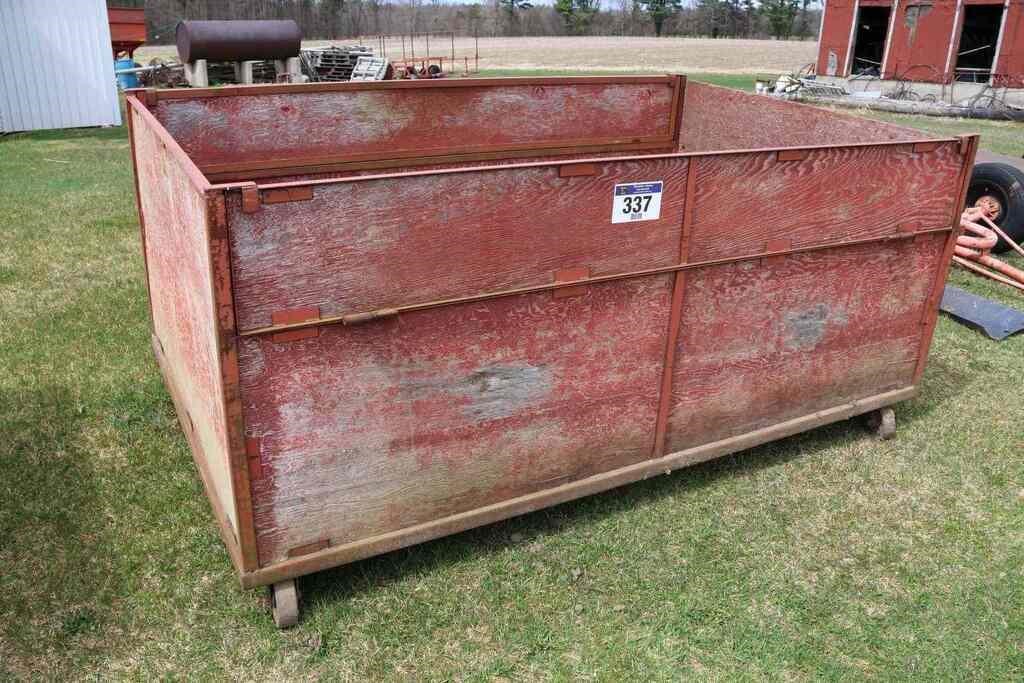 5' X 8' BULK PORTABLE TOBACCO BIN