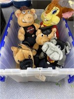 12-Gal Keep Box w/Lid & Stuffed Animals
