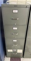 (1) 4 drawer filing cabinet
