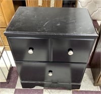 2 drawer, nightstand has ware