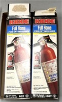 2 fire extinguishers