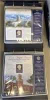 48 State quarters in two binders