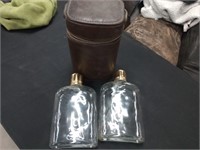 Vintage whiskey containers