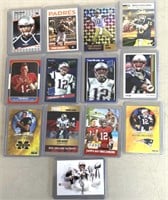 13 Tom Brady football cards