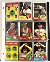 64 vintage 1963 Topps baseball cards