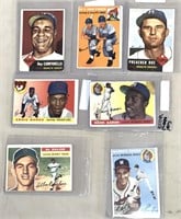 7 vintage baseball cards