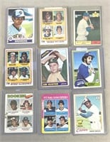 9 vintage baseball cards