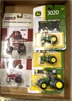 John Deere/case international toy tractors