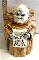Monk themed cookie jar/bow shall not steal