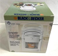 Black and decker, automatic jar opener