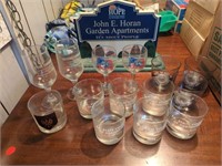 Collection of PA commemorative glassware