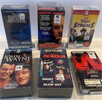 NEW VHS MOVIE including JOHN WAYNE, JOHN