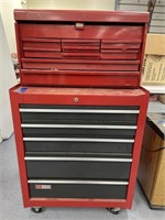 Stackable SnapOn Tool Chest w/some contents