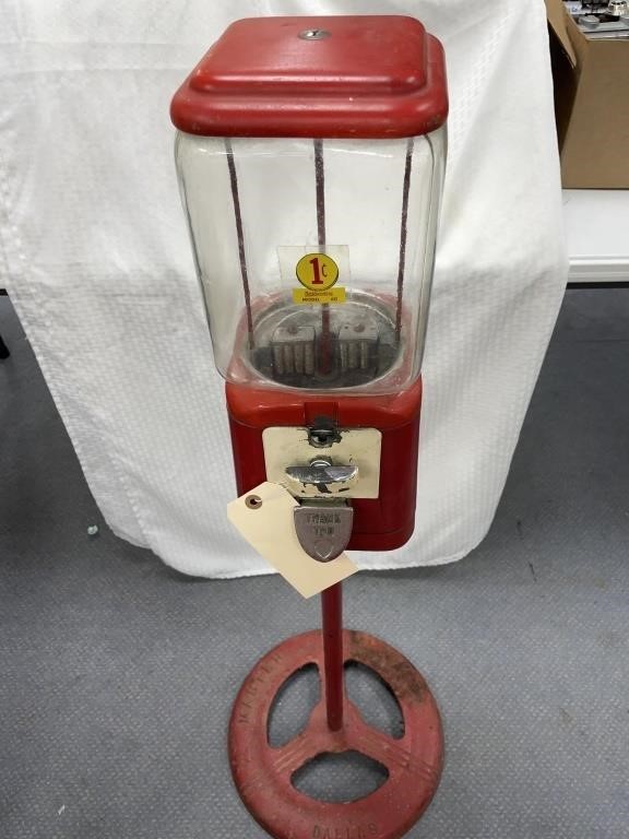 Northwestern Model 60 Gumball Machine 41"H