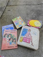 Vintage Barbie and paper dolls and misc