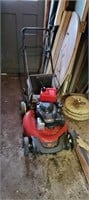 Toro gas lawn mower with bag.