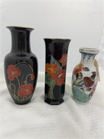 3-Japanese Vases