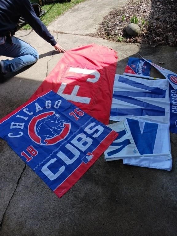 FLAGS FLOWN AT WRIGELY FIELD