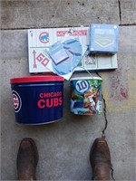 2 CUBS TINS,MONOPOLY GAME,PUZZLE