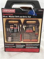 Craftsman Speed Lok 50-pc Master Drill in box