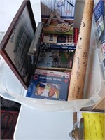 TOTE OF CUBS BOOKS,PICTURES,RIZZO BOX,MINER L
