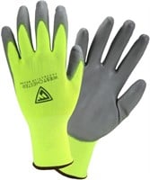 4ct 3-Pk Touch Screen Palm Coated Nylon Gloves