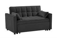 Incomplete Twin Size Velvet Futon Sofa Bed