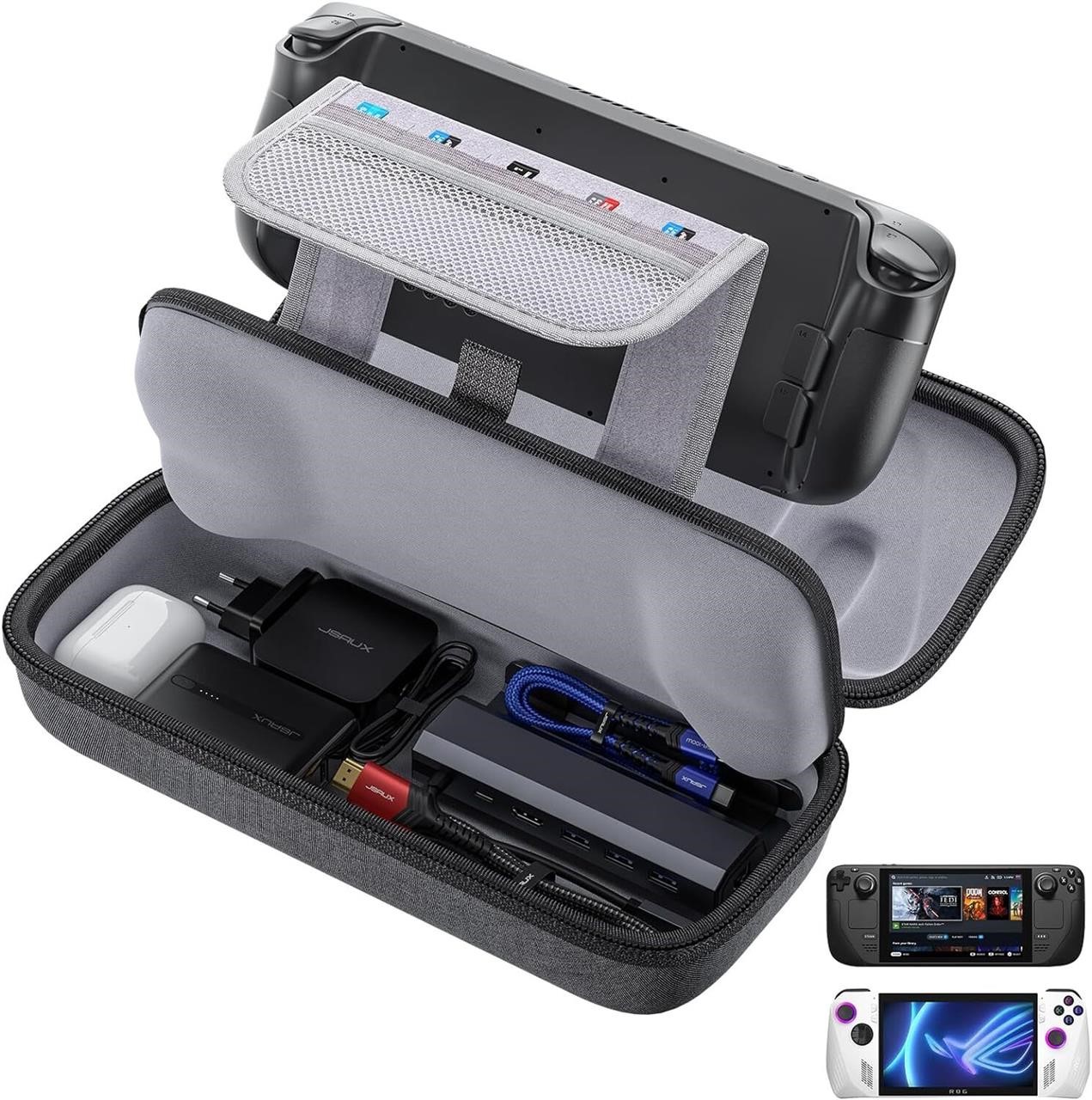 Jsaux protective carrying case for game console