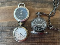 Three Untested Pocket Watches