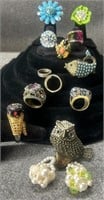 Heidi Daus, CN & Other Costume Jewelry Rings
