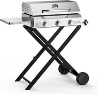 Onlyfire Stainless Steel Flat Top Gas Grill