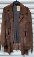Kurland Leather Fringed Jacket