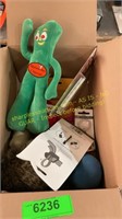 Dog Items, Gumby Toy, Key Chain, Misc.