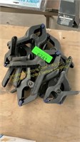 Pile of Various Sized Clamps