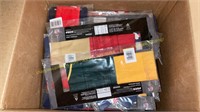 Box of assorted Neck Gaiters, NFL & Ace Hardware