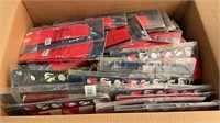 Box of assorted Neck Gaiters, NFL & Ace Hardware