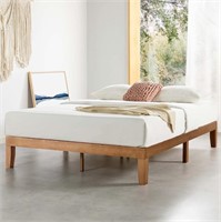 Mellow - 12 Inch Solid Wood Platform Bed, King