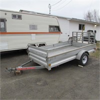 2011 MARATHON SINGLE AXLE UTILITY TRAILER