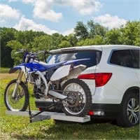 Hitch-Mounted Aluminum Dirt Bike Carrier