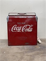 Metal Coca Cola Portable Cooler