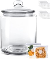 Masthome Large Glass Jar,1 Gallon Glass Jar
