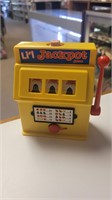 Vtg Lil Jackpot slot machine game. 6". Working