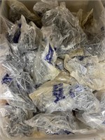 Plastic Tub of Fence Clips approx 30 bags